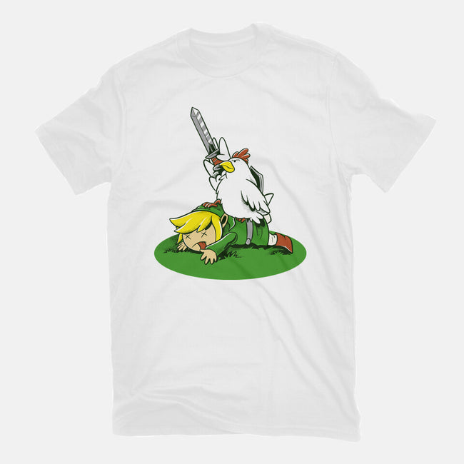 The Real Savior Chicken Game-Mens-Premium-Tee-LtonStudio