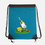 The Real Savior Chicken Game-None-Drawstring-Bag-LtonStudio