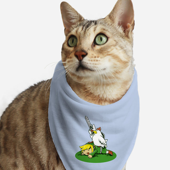 The Real Savior Chicken Game-Cat-Bandana-Pet Collar-LtonStudio