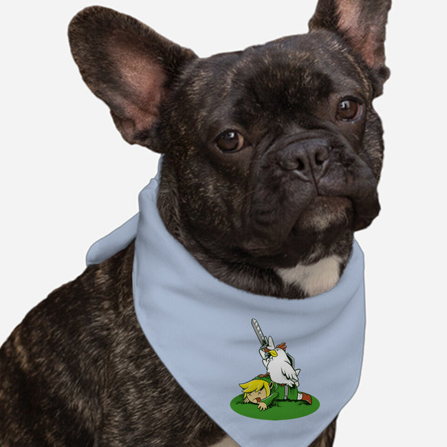 The Real Savior Chicken Game-Dog-Bandana-Pet Collar-LtonStudio