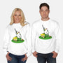 The Real Savior Chicken Game-Unisex-Crew Neck-Sweatshirt-LtonStudio