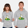 The Real Savior Chicken Game-Unisex-Pullover-Sweatshirt-LtonStudio