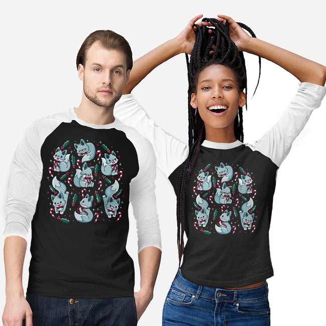 Winter Foxes-Unisex-Baseball-Tee-Vallina84