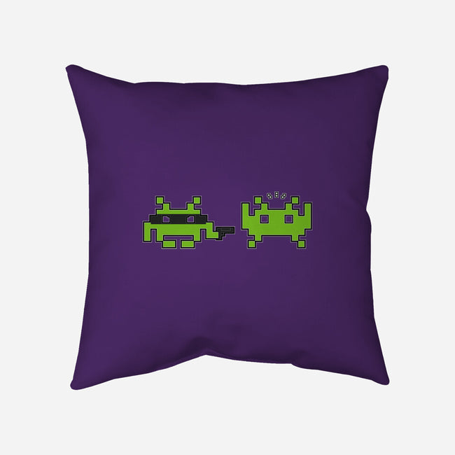 Space Robber-None-Removable Cover-Throw Pillow-Raffiti
