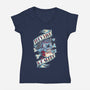 They Live We Sleep-Womens-V-Neck-Tee-Nemons