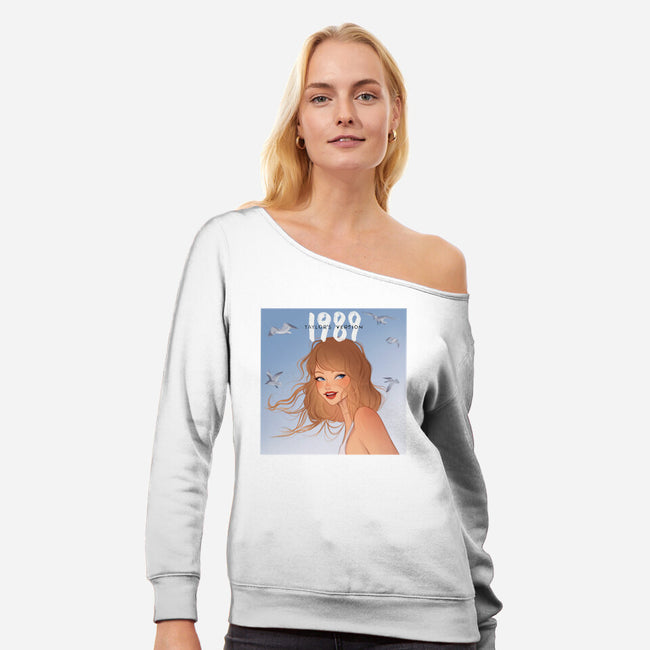 Taylor's Version-Womens-Off Shoulder-Sweatshirt-Vivian Valentin