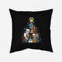 Dog Xmas Tree-None-Non-Removable Cover w Insert-Throw Pillow-Vallina84