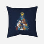 Dog Xmas Tree-None-Non-Removable Cover w Insert-Throw Pillow-Vallina84