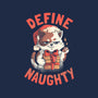 Santa Define Naughty-None-Removable Cover w Insert-Throw Pillow-eduely