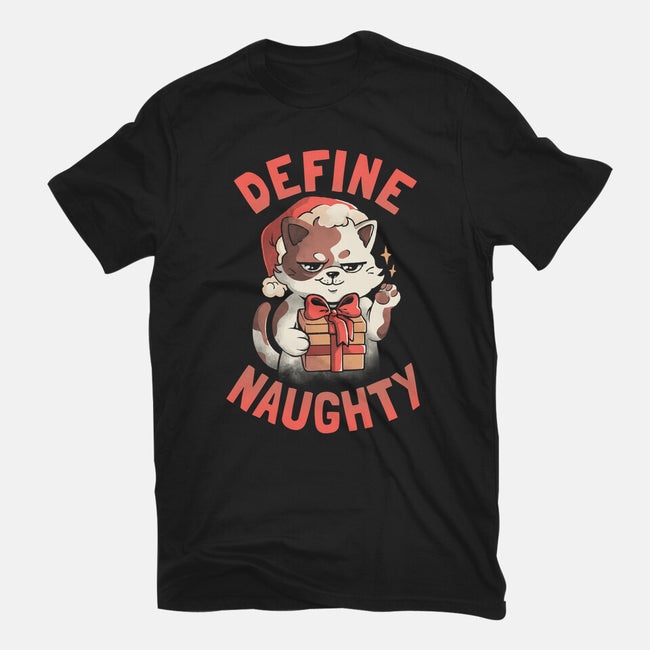 Santa Define Naughty-Womens-Fitted-Tee-eduely