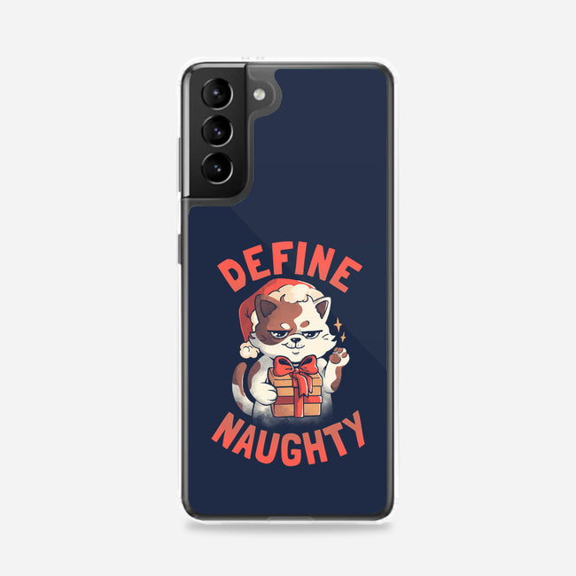 Santa Define Naughty-Samsung-Snap-Phone Case-eduely