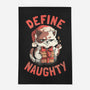 Santa Define Naughty-None-Outdoor-Rug-eduely