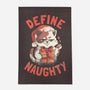 Santa Define Naughty-None-Outdoor-Rug-eduely