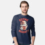 Santa Define Naughty-Mens-Long Sleeved-Tee-eduely