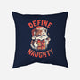 Santa Define Naughty-None-Non-Removable Cover w Insert-Throw Pillow-eduely