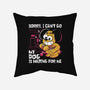 My Dog Is Waiting-None-Non-Removable Cover w Insert-Throw Pillow-estudiofitas