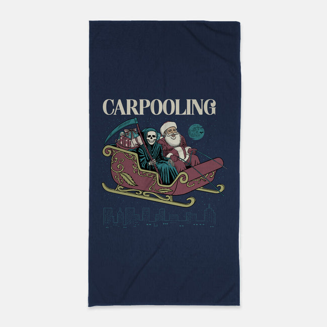 Carpooling-None-Beach-Towel-Peter Katsanis