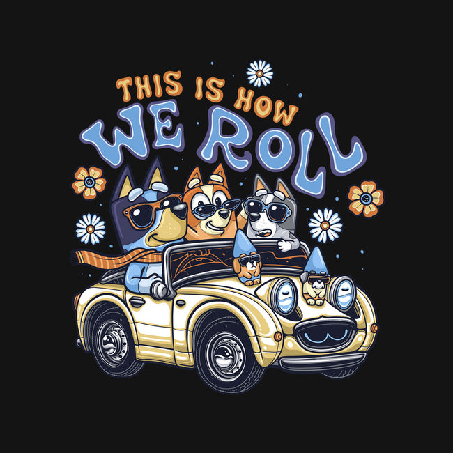 This Is How We Roll-Womens-V-Neck-Tee-momma_gorilla