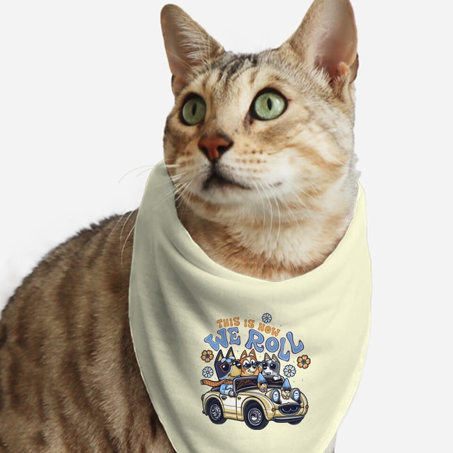 This Is How We Roll-Cat-Bandana-Pet Collar-momma_gorilla