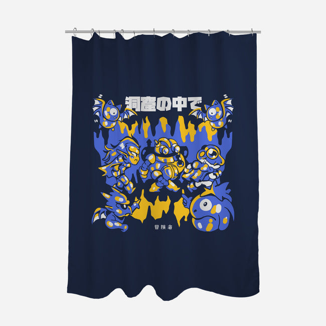 Walking The Caves-None-Polyester-Shower Curtain-Sketchdemao