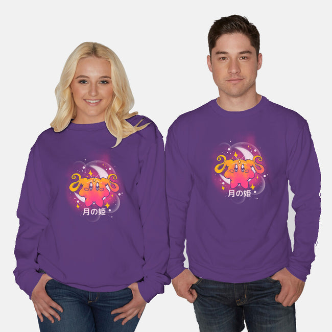 The Moon Princess-Unisex-Crew Neck-Sweatshirt-Sketchdemao