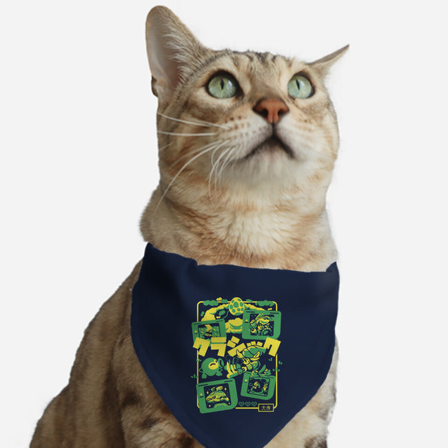 Classic Hero-Cat-Adjustable-Pet Collar-Sketchdemao