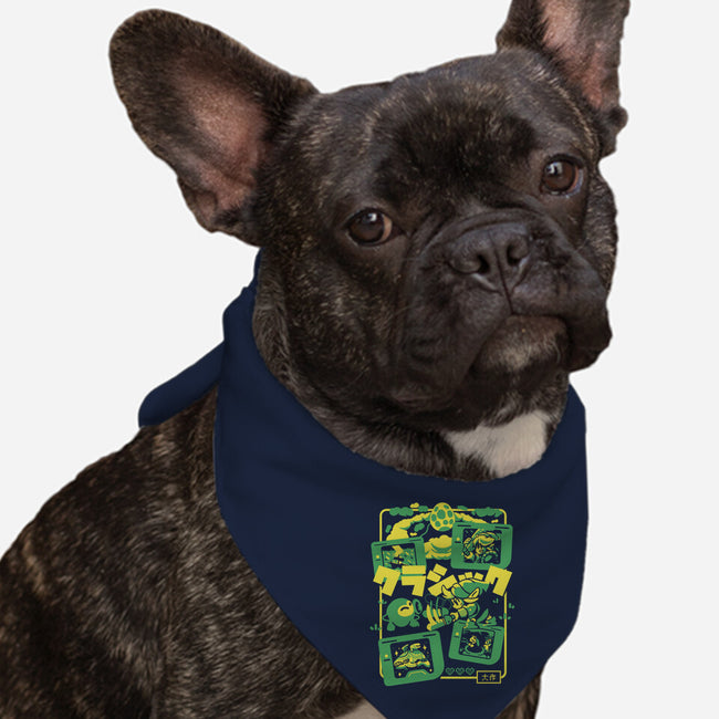 Classic Hero-Dog-Bandana-Pet Collar-Sketchdemao