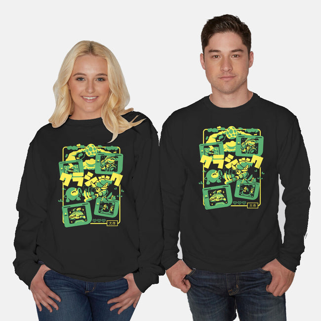 Classic Hero-Unisex-Crew Neck-Sweatshirt-Sketchdemao