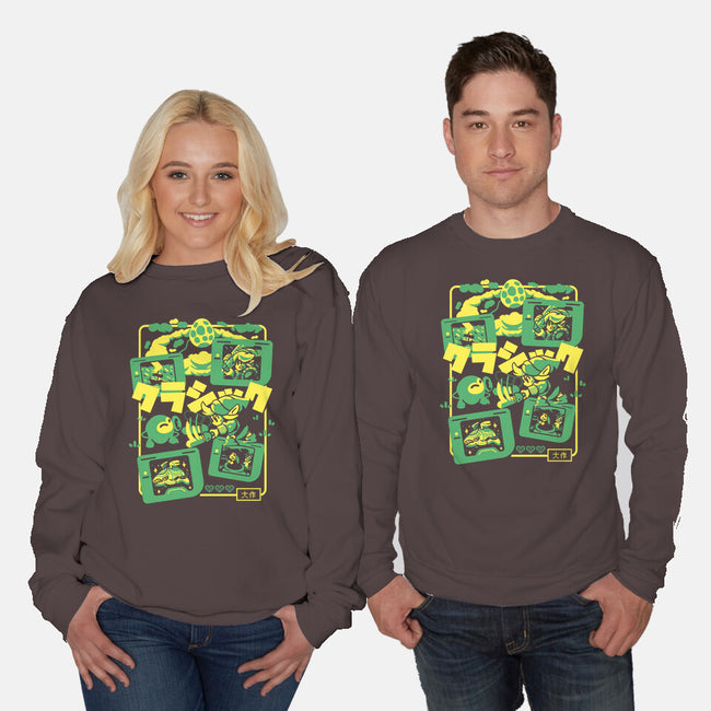 Classic Hero-Unisex-Crew Neck-Sweatshirt-Sketchdemao