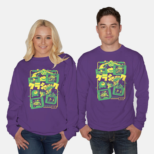 Classic Hero-Unisex-Crew Neck-Sweatshirt-Sketchdemao