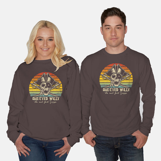 The First Real Goonie-Unisex-Crew Neck-Sweatshirt-NMdesign