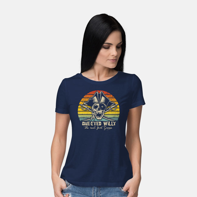 The First Real Goonie-Womens-Basic-Tee-NMdesign