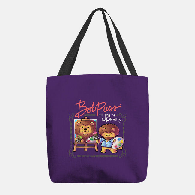 Kitty Painter-None-Basic Tote-Bag-2DFeer