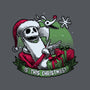 Skeleton Christmas Halloween-Womens-Basic-Tee-Studio Mootant