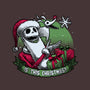 Skeleton Christmas Halloween-Womens-Basic-Tee-Studio Mootant