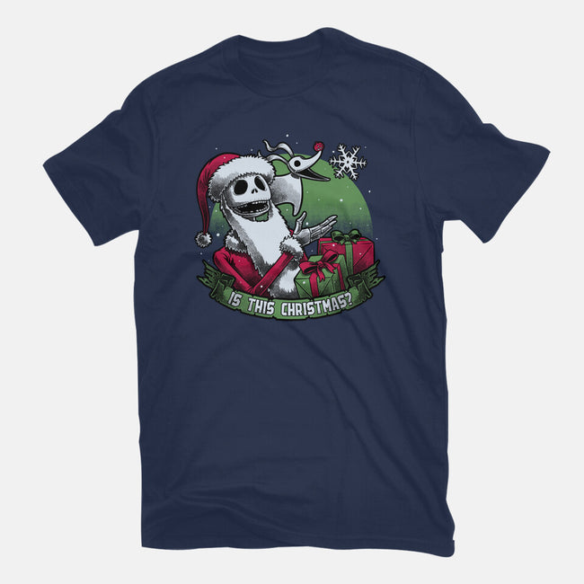 Skeleton Christmas Halloween-Mens-Heavyweight-Tee-Studio Mootant