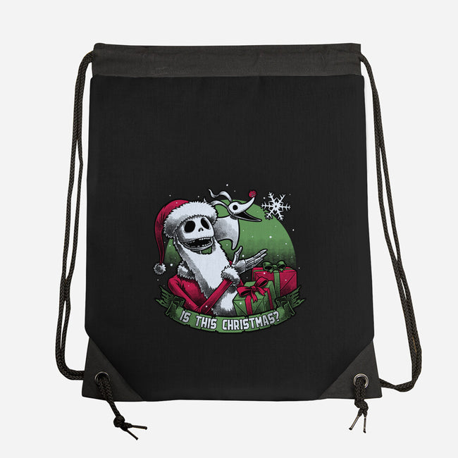 Skeleton Christmas Halloween-None-Drawstring-Bag-Studio Mootant