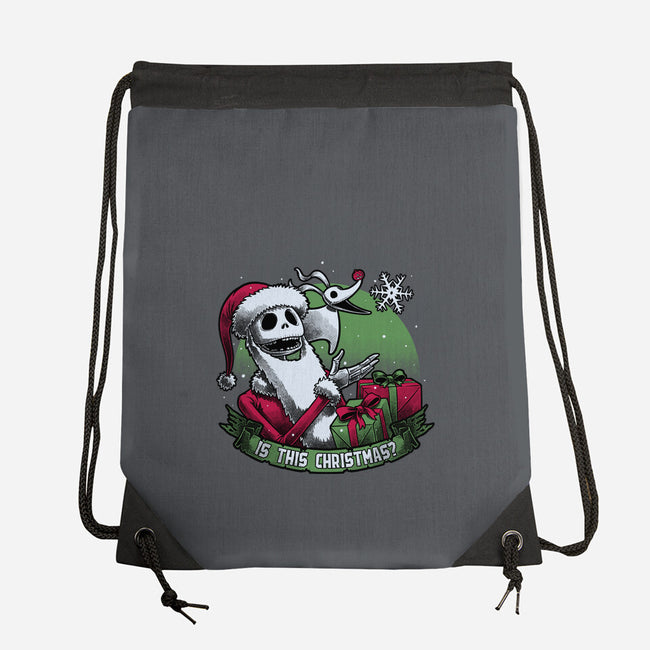 Skeleton Christmas Halloween-None-Drawstring-Bag-Studio Mootant