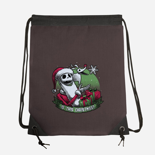 Skeleton Christmas Halloween-None-Drawstring-Bag-Studio Mootant