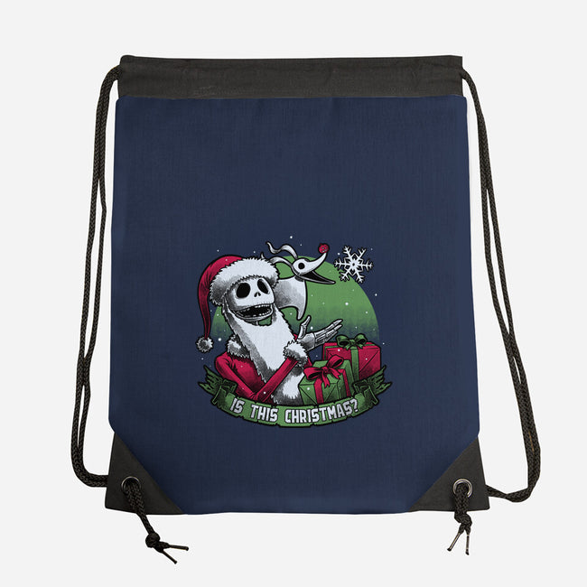 Skeleton Christmas Halloween-None-Drawstring-Bag-Studio Mootant