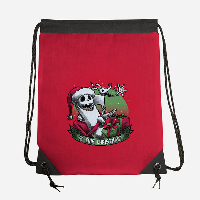 Skeleton Christmas Halloween-None-Drawstring-Bag-Studio Mootant