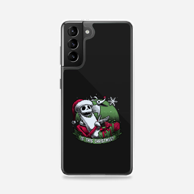 Skeleton Christmas Halloween-Samsung-Snap-Phone Case-Studio Mootant