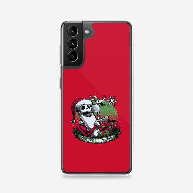 Skeleton Christmas Halloween-Samsung-Snap-Phone Case-Studio Mootant