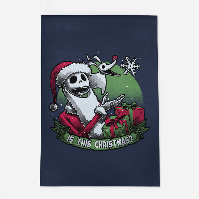 Skeleton Christmas Halloween-None-Outdoor-Rug-Studio Mootant