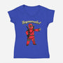 Regenerate Boy-Womens-V-Neck-Tee-pigboom