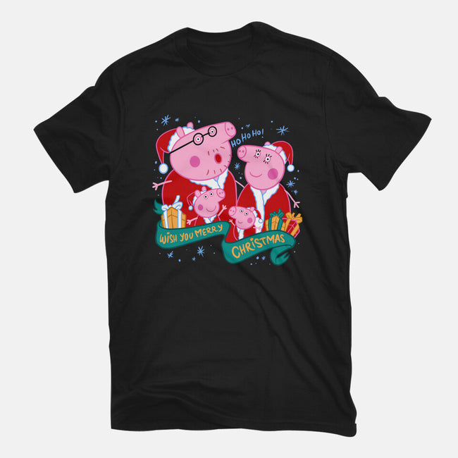 Christmas Family-Unisex-Basic-Tee-spoilerinc