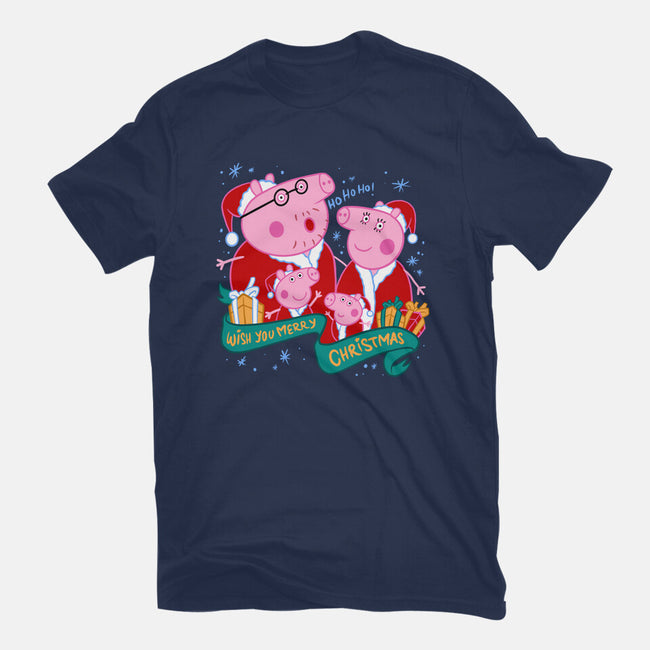 Christmas Family-Unisex-Basic-Tee-spoilerinc