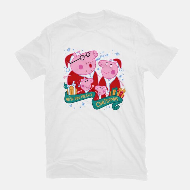 Christmas Family-Unisex-Basic-Tee-spoilerinc