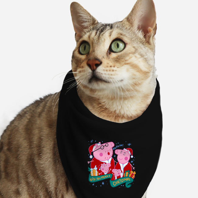 Christmas Family-Cat-Bandana-Pet Collar-spoilerinc