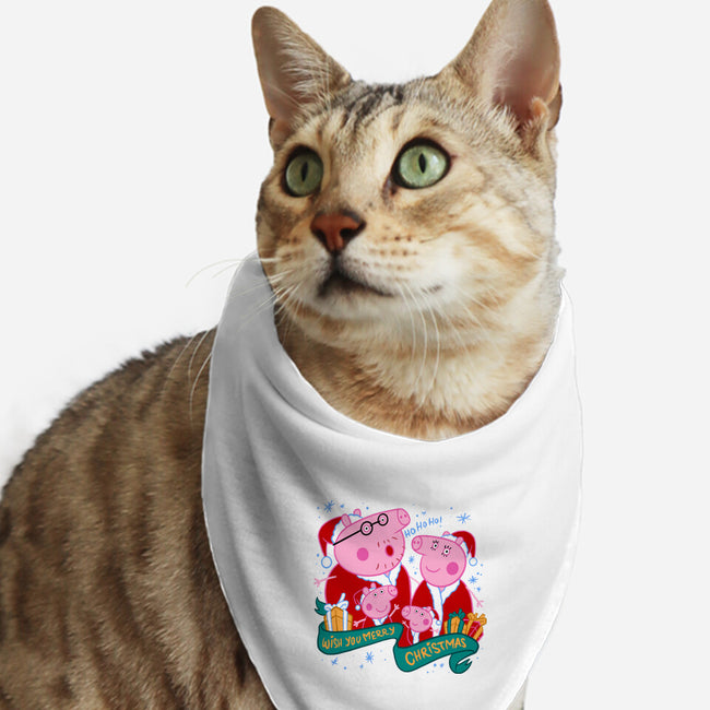 Christmas Family-Cat-Bandana-Pet Collar-spoilerinc